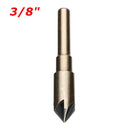 5pcs Imperial 5 Flutes 82 Degree Countersink Drill Chamfer Cutter Bit