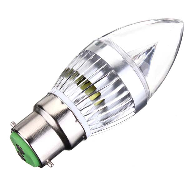 E27 E14 B22 E12 4.5W Dimmable LED Chandelier Candle Light Bulb 220V