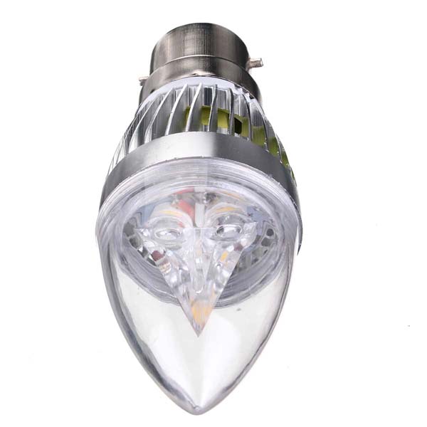 E27 E14 B22 E12 4.5W Dimmable LED Chandelier Candle Light Bulb 220V