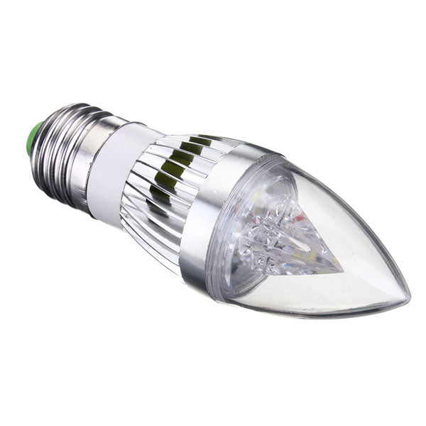 E27 E14 B22 E12 4.5W Dimmable LED Chandelier Candle Light Bulb 220V