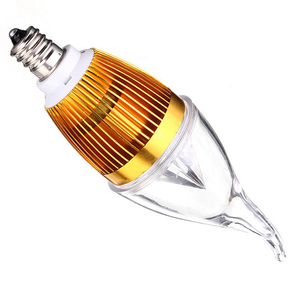 Dimmable E27 E14 E12 B22 4.5W 220V LED Chandelier Candle Light Bulb