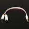 3.5mm Stereo TRRS 4-Pole Plug to 3.5mm Microphone Headphone Jack Audio Cable Adapter