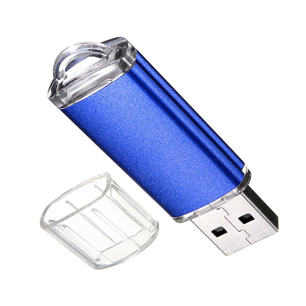 5 x 128MB USB 2.0 Flash Drive Candy Blue Memory Storage Thumb U Disk