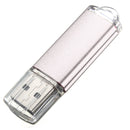 5 x 128MB USB 2.0 Flash Drive Candy Silver Memory Storage Thumb U Disk