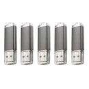 5 x 128MB USB 2.0 Flash Drive Candy Black Memory Storage Thumb U Disk