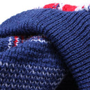 Dark Blue UK Flag Pet Dog Knitted Breathable Sweater Outwear Apparel