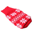 Maple Leaf Pet Dog Knitted Breathable Sweater Outwear Apparel
