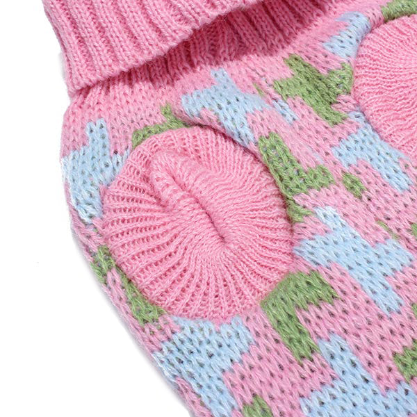 Pet Dog Cat Knitted Breathable Warm Sweater Outwear Winter Coat