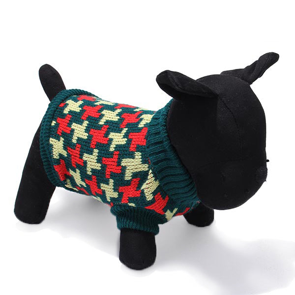 Pet Dog Cat Knitted Breathable Warm Sweater Outwear Winter Coat