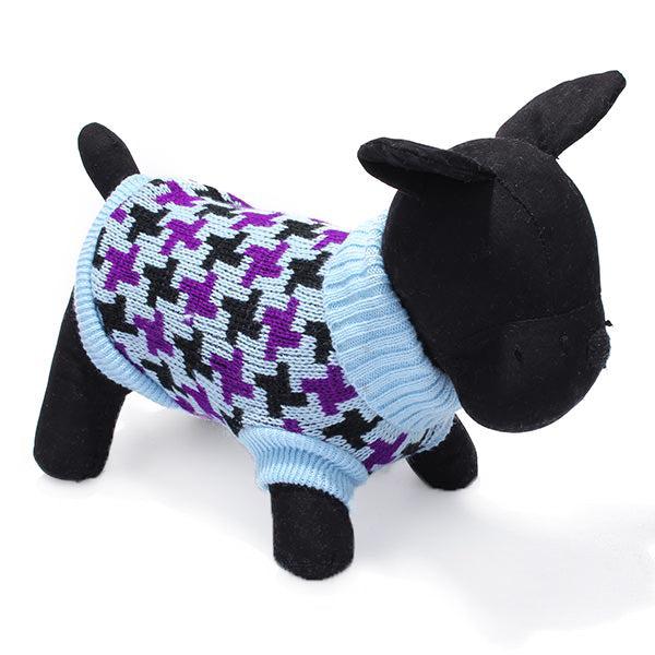 Pet Dog Cat Knitted Breathable Warm Sweater Outwear Winter Coat