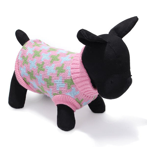 Pet Dog Cat Knitted Breathable Warm Sweater Outwear Winter Coat