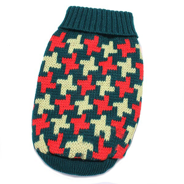 Pet Dog Cat Knitted Breathable Warm Sweater Outwear Winter Coat