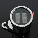 Universal 12V Motorcycle LED Digital Tachometer and Clock Gauge