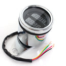 Universal 12V Motorcycle LED Digital Tachometer and Clock Gauge