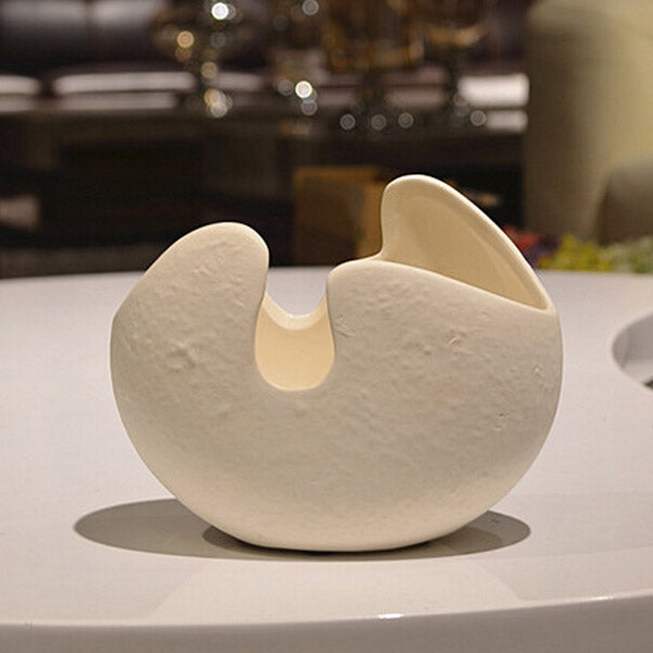 Creative Ceramic Egg Shell Shaped Desktop Flower Pots Potted Plants