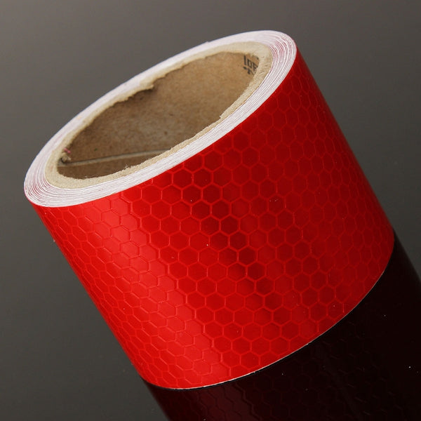 3m Long Red Reflective Safety Warning Conspicuity Tape Film Sticker