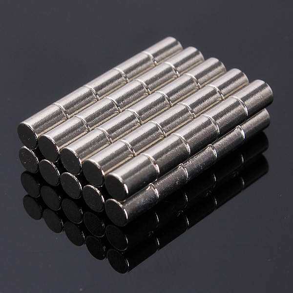 50pcs N52 Strong Cylinder Magnets Rare Earth Neodymium 4*6MM