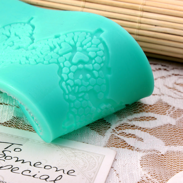 Silicone Lace Fondant Mold Cake Decorating Mould Gum Paste Sugarpaste Mold FDA LFGB