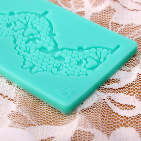 Silicone Lace Fondant Mold Cake Decorating Mould Gum Paste Sugarpaste Mold FDA LFGB