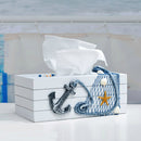 Mediterranean Style Blue And White Tissue Boxes Paper Napkin Box
