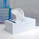 Mediterranean Style Blue And White Tissue Boxes Paper Napkin Box