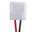 5x10mm 5050 LED Light Strip to Wire Connector PCB Adapter 2Pin White