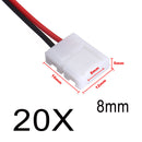 20X 2-Pins Connector For Led Strip Wire 3528/5050 With PCB Ribbon