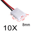 10x2-Pins Connector For Led Strip Wire 3528/5050 With PCB Ribbon
