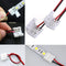 10xNew 2-Pins Connector For Led Strip Wire 3528/5050 With PCB Ribbon