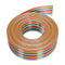 Geekcreit 5M 1.27mm 20P Jumper Cable DuPont Wire Rainbow Flat Wire Support Wire Soldered
