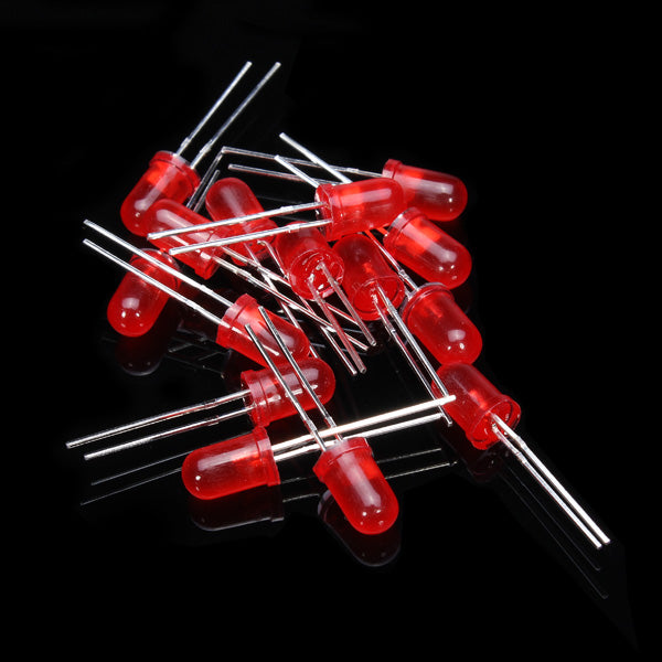 500Pcs 5MM LED Diode Kit Mixed Color Red Green Yellow Blue White