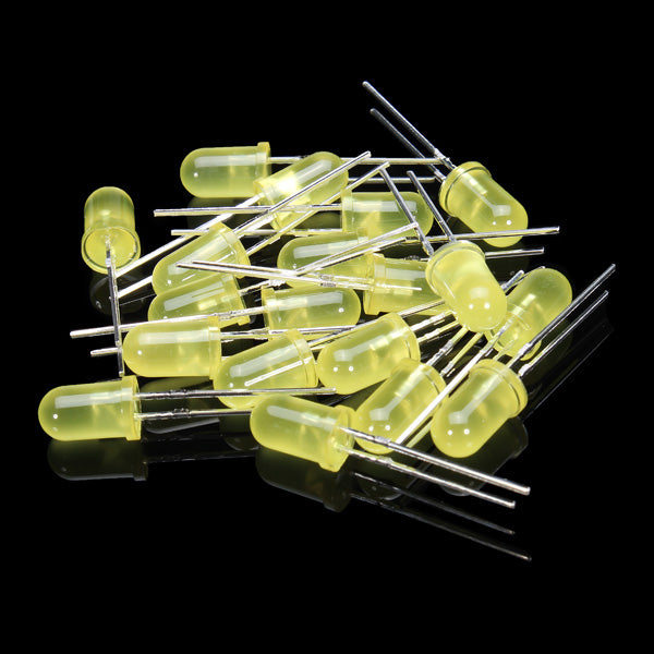 500Pcs 5MM LED Diode Kit Mixed Color Red Green Yellow Blue White