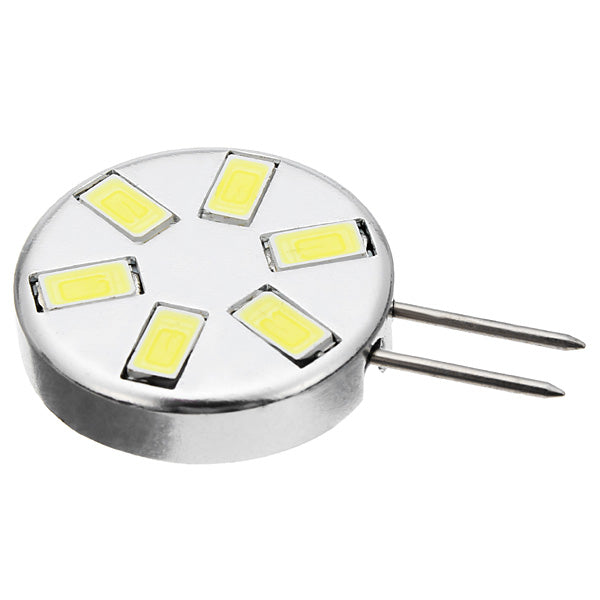 G4 1.8W Pure White/Warm White 6 SMD 5730 LED Light Lamp Bulb 12V