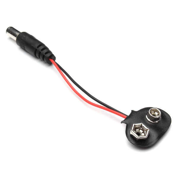 5pcs DC 9V Battery Button Power Cable Tieline For