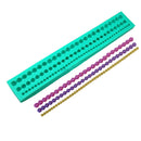 3D Bead Pearl Silicone Fondant Mold Cake Edge Decoration