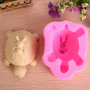 3D Tortoise Frog Silicone Fandant Mold Chocolate Soap Mould