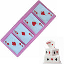 Poker Cards Silicone Fandant Mold Chocolate Polymer Clay Mould