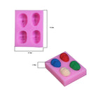 Men's Face Silicone Fandant Mold Chocolate Polymer Clay Mould