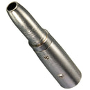 3 Pin XLR Male Plug A Female Socket 6.35mm MONO Mic Cable Adapter