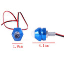 Motorcycle License Plate Lamp Screw Decoration Flashlight For Yamaha
