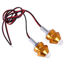Motorcycle License Plate Lamp Screw Decoration Flashlight For Yamaha