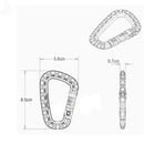 Safe Buckle Hook Outdoor Locking D-ring Gear Backpack Carabiner