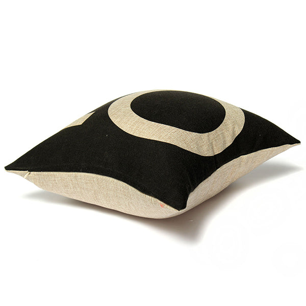 Linen Love Sofa Waist Throw Pillow Case Cushion Cover Home Decor