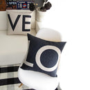 Linen Love Sofa Waist Throw Pillow Case Cushion Cover Home Decor