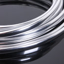 6M Chrome Moulding Trim Strip Car Door Edge Scratch Protector Cover