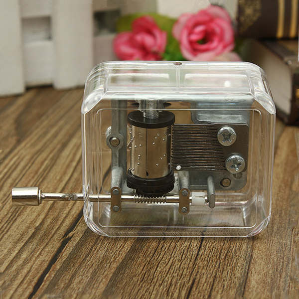 Mini Acrylic Music Box of Fur Elise / Castle in the Sky