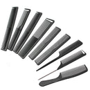 Carbon Fiber Hairdressing Anti Static Heat Resistant Hair Comb Set