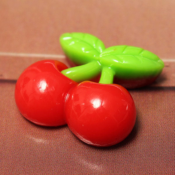 DIY Miniature Simulation Cherry Ornaments Potted Plant Garden Decor