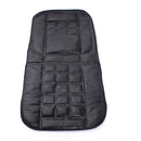 Leather Back Support Front Seat Cover Cushion Chair Massage For Auto