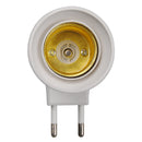 E27 Base Socket EU Plug Night Light With Power On-off Control Switch